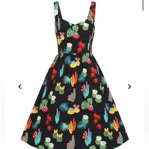 Collectif Nana Cacti Forest Swing Dress